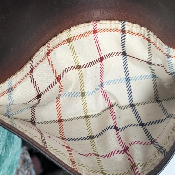 Vintage Coach Bleecker Dark Brown Smooth Leather Tattersall Buckle Long Wallet - Picture 15 of 16